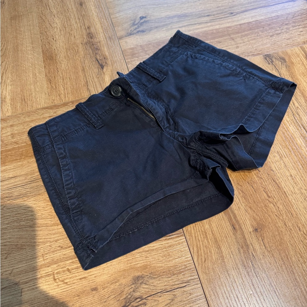 American Eagle Outfitters Black Cargo Shorts